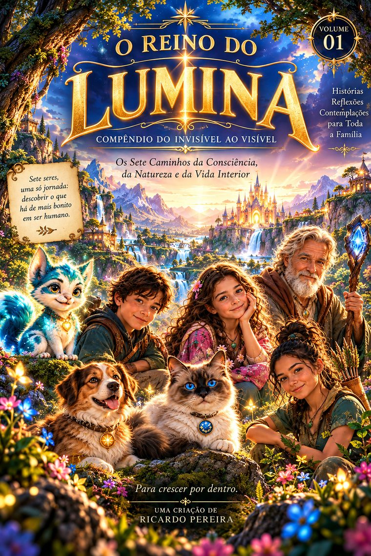 Os sete personagens do Reino do Lumina